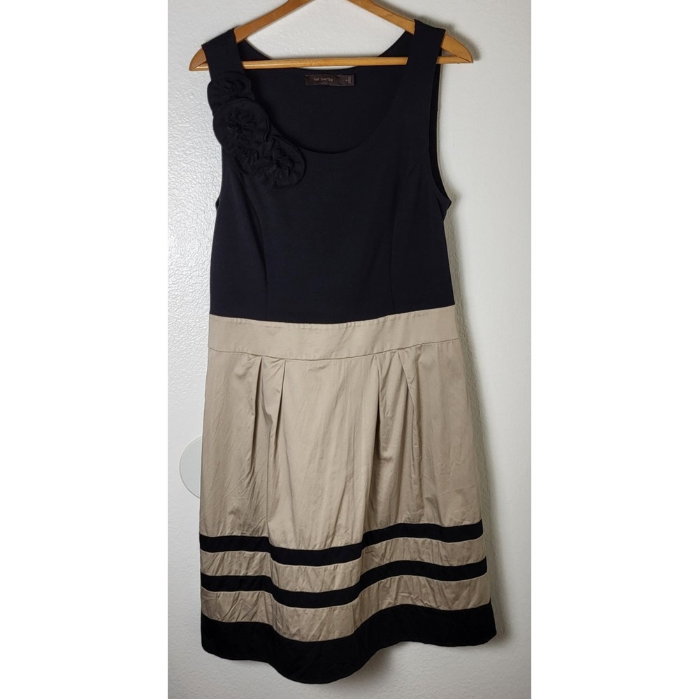 The Limited VTG Y2K Sleeveless Sheath Fit & Flare Dress Size 14 Party Career